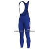 Fietsbroek Lang met Bretels 2022 BikeExchange Jayco Blauw